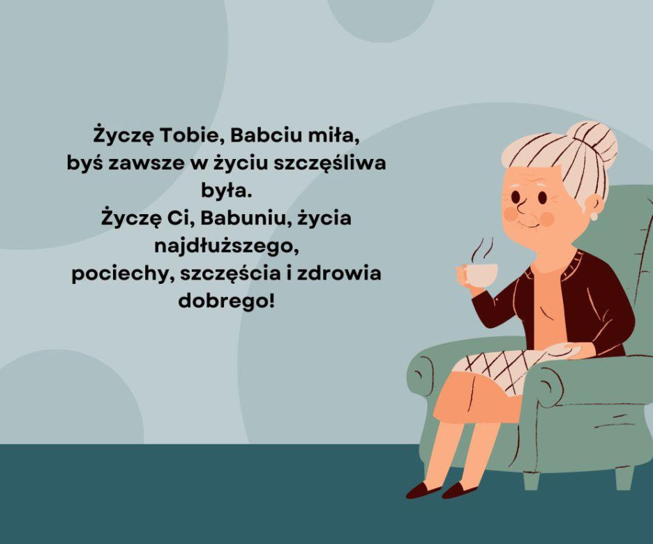 Piękne kartki na Dzień Babci z życzeniami