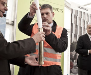 Green Towers, wmurowanie kamienia wegielnego i aktu erekcyjnego pod inwestycje, Skanska (8).JPG