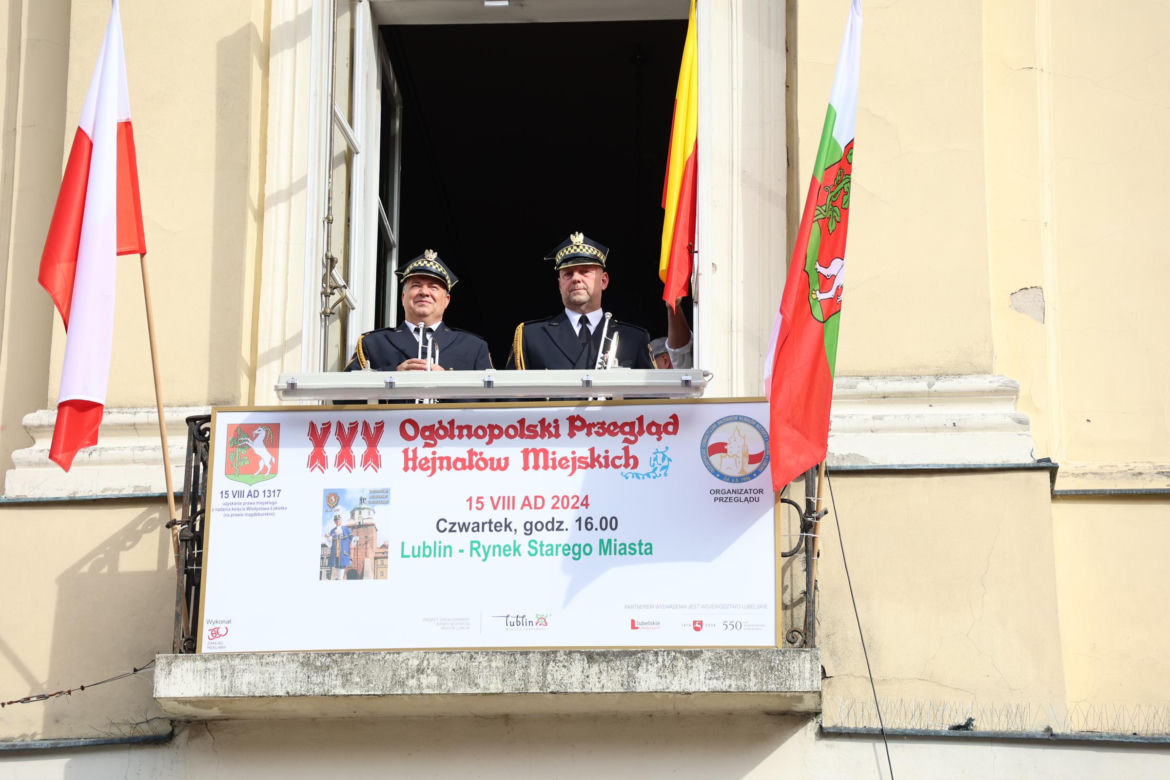 W Lublinie popłynęły dźwięki ponad 30. hejnałów polskich miast