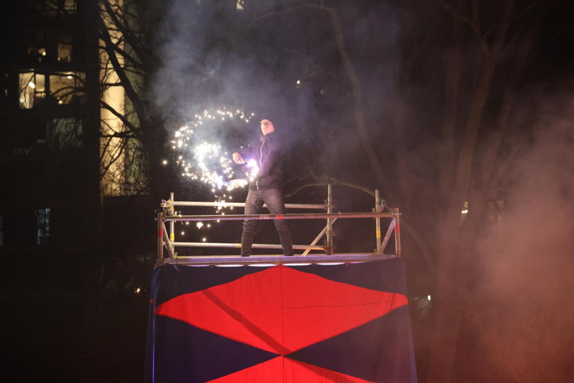 Fire show na pl. Teatralnym przy CSK w Lublinie. Było gorąco! 