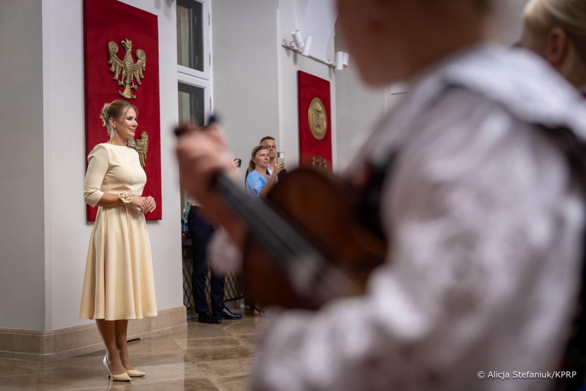 Marta Nawrocka na rocznicy zaprzysiężenia męża