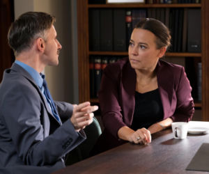 M jak miłość odc. 1917. Kamil Gryc (Marcin Bosak), Magda (Anna Mucha)