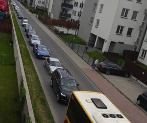 Ogromne korki na Białołęce w Warszawie