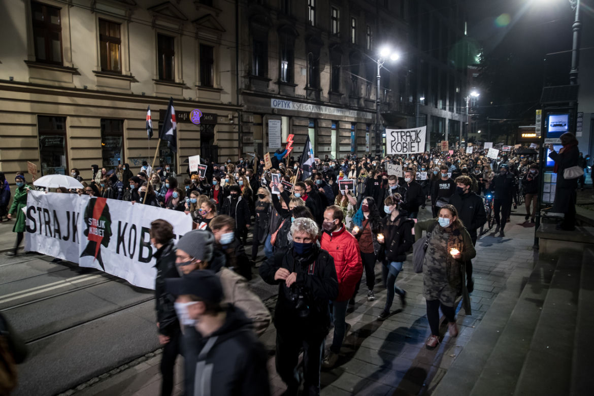 Strajk Kobiet. Wielotysięczny protest w Krakowie