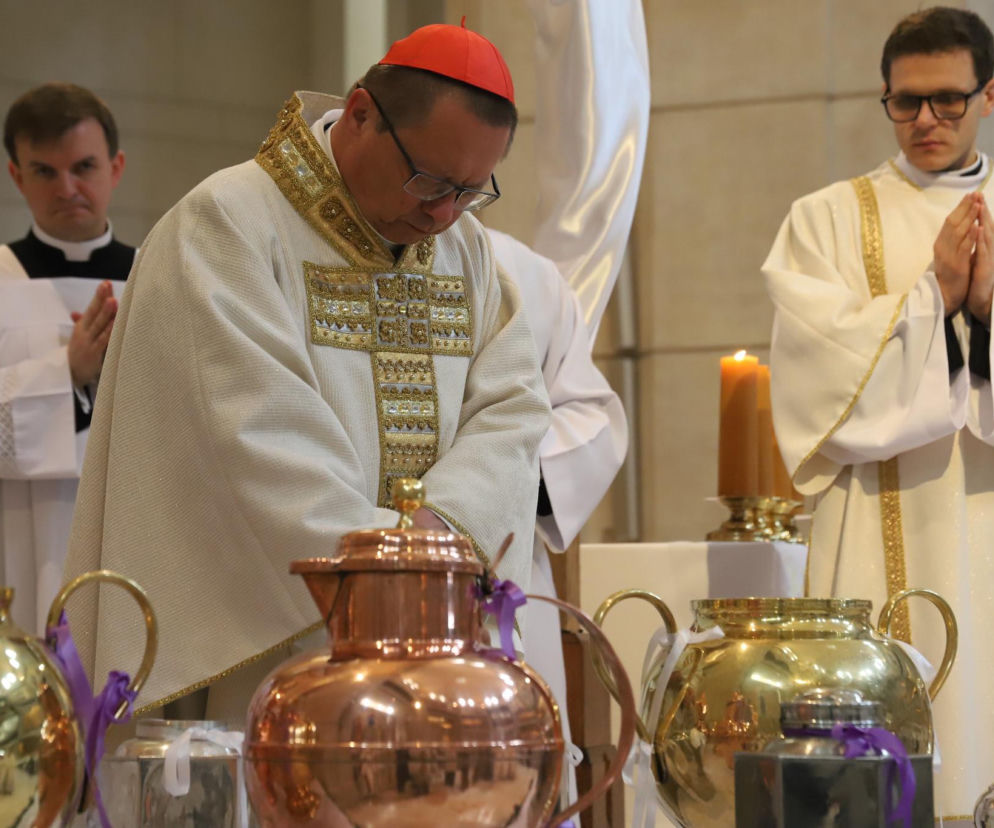Msza Krzyżma Świętego w Sanktuarium św. Jana Pawła II w Krakowie