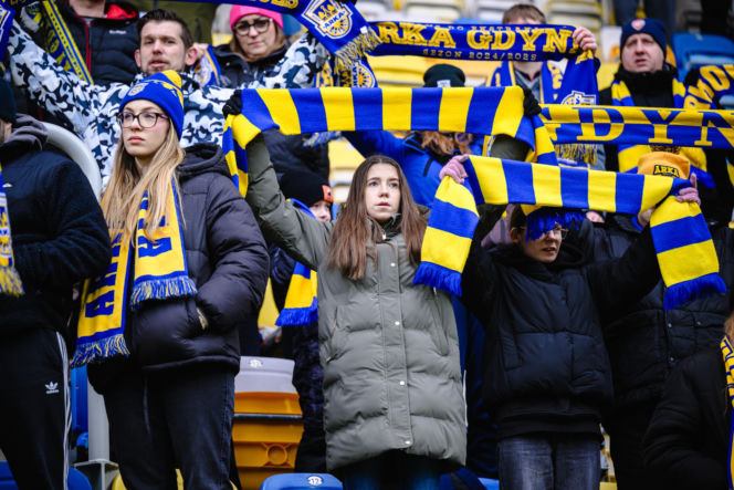 Arka Gdynia - GKS Katowice: Zdjęcia kibiców z meczu 22. kolejki PKO BP Ekstraklasy