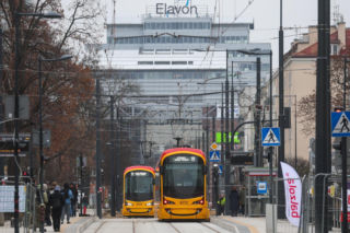 Tramwaj na Rakowieckiej