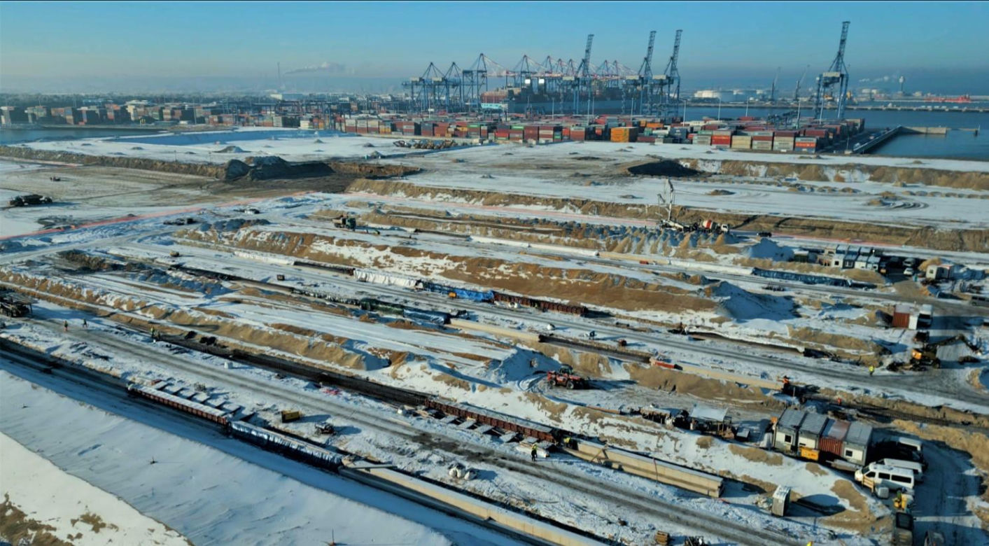Budowa Terminala kontenerowego T3 Baltic Hub w Gdańsku