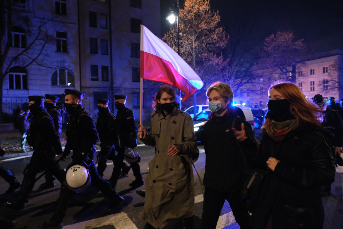 Blokada Sejmu przez Ogólnopolski Strajk Kobiet