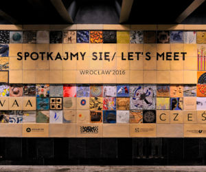 Mural w przejściu Słodowym