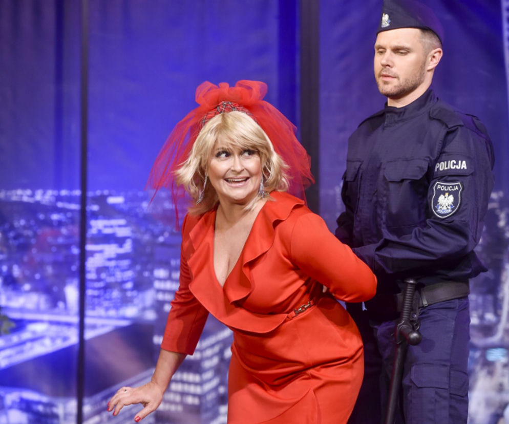 Próba spektaklu Wieczór Panieński plus. Katarzyna Skrzynecka, Marek Kaliszuk