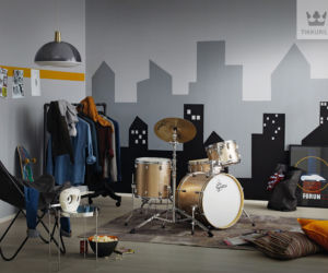 Energetyczny pokój młodego muzyka
