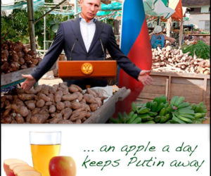 Jedz Jabłka na złość Putinowi MEMY