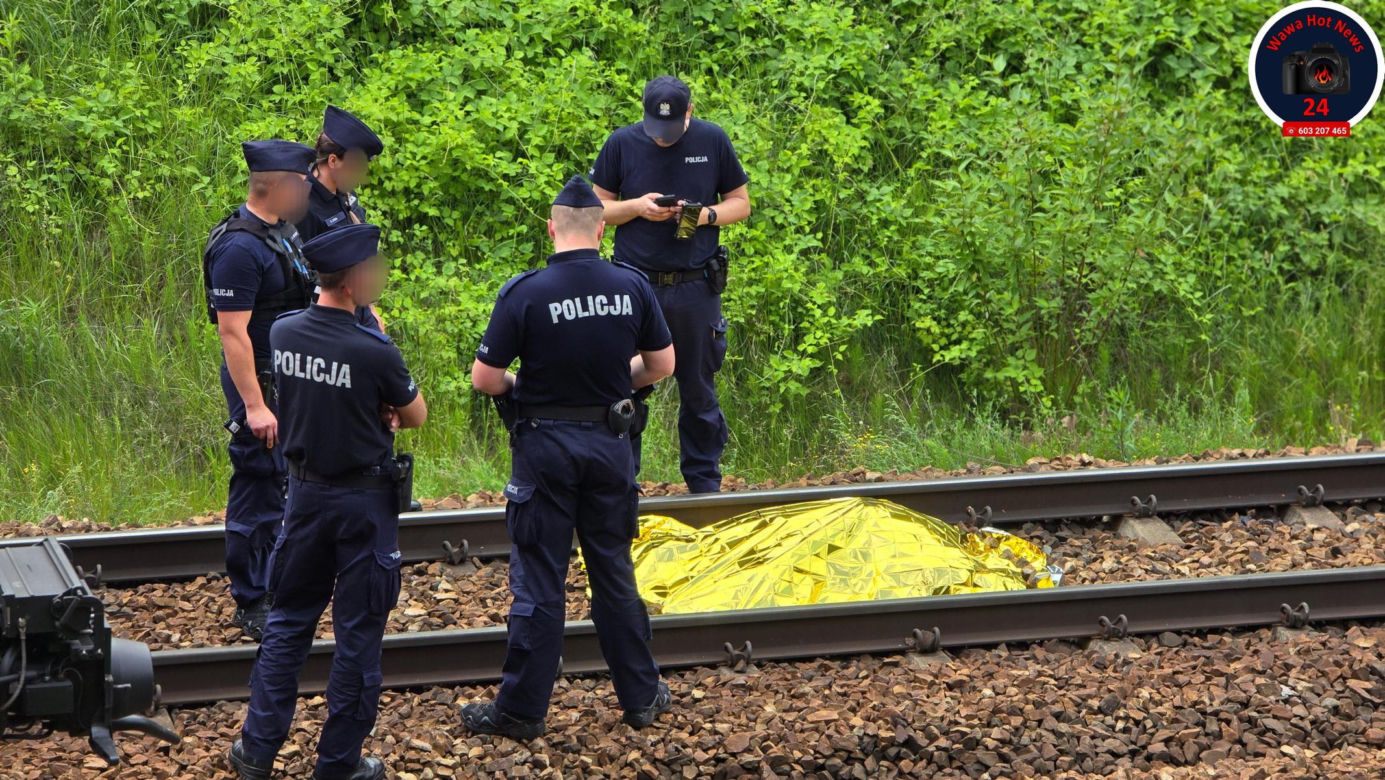 Tragedia na torach. Nie żyje człowiek potrącony przez pociąg 