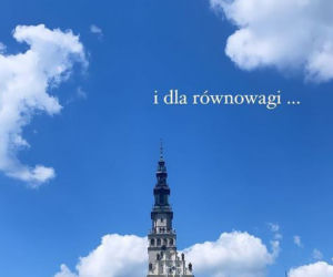 Anna Mucha zabrała dzieci na Jasną Górę