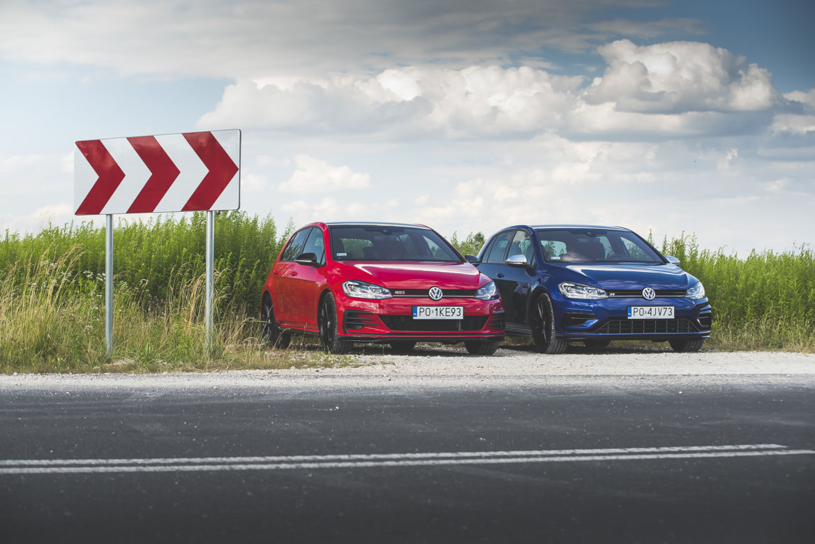 Volkswagen Golf GTI TCR 5D 2.0 TSI 290 KM DSG7 vs. Volkswagen Golf R 5D 2.0 TSI 300 KM DSG7 4Motion