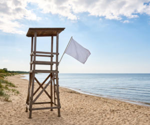 Sinice Mechelinki 17.07. Czy w Mechelinkach można się dzisiaj kąpać? Flaga, warunki pogodowe