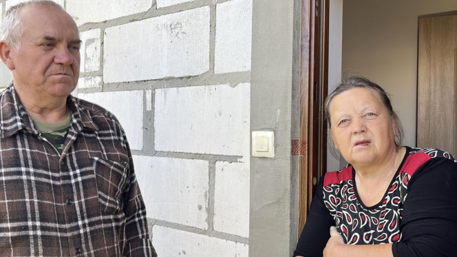 Odbudowa domu w Wyrykach Woli pod Włodawą