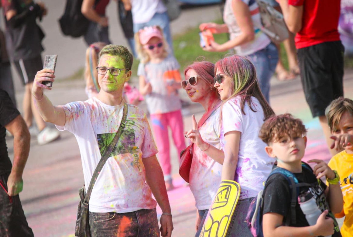 Festiwal Kolorów w Parku Sieleckim w Sosnowcu