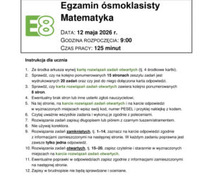 Egzamin ósmoklasisty 2026: matematyka 12.05.2026 r. Arkusze CKE