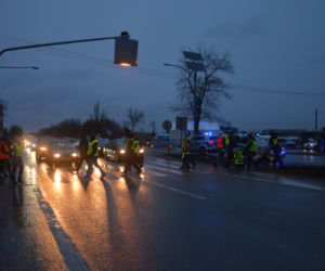 Blokada drogi krajowej DK7
