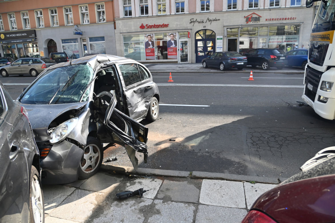 Wypadek na al. Wojska Polskiego