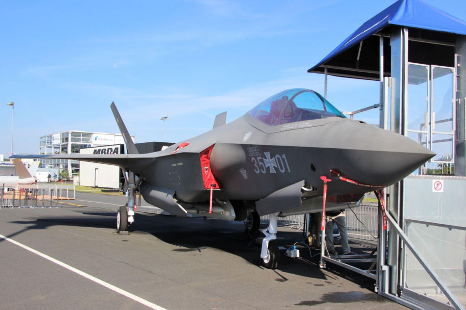 Niemiecki F-35A podczas ILA24