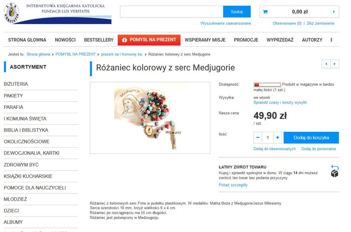 Prezenty na I Komunię od ojca Rydzyka. Ceny powalają 