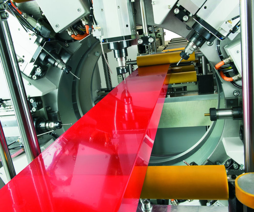 Produkcja okien aluminiowych - centrum obróbcze CNC