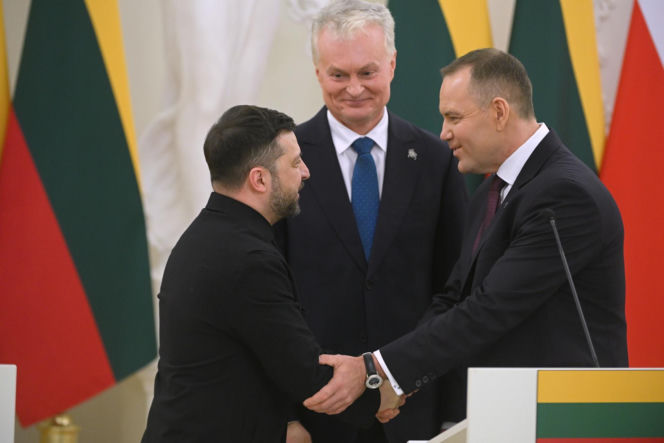 Prezydent RP Karol Nawrocki w Wilnie