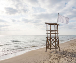 Sinice Ustka 17.07. Czy w Ustce można się dzisiaj kąpać? Flaga, warunki pogodowe