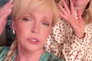 Barwy szczęścia nowy sezon na planie. Małgorzata (Adrianna Biedrzyńska), Malwina (Joanna Gleń)