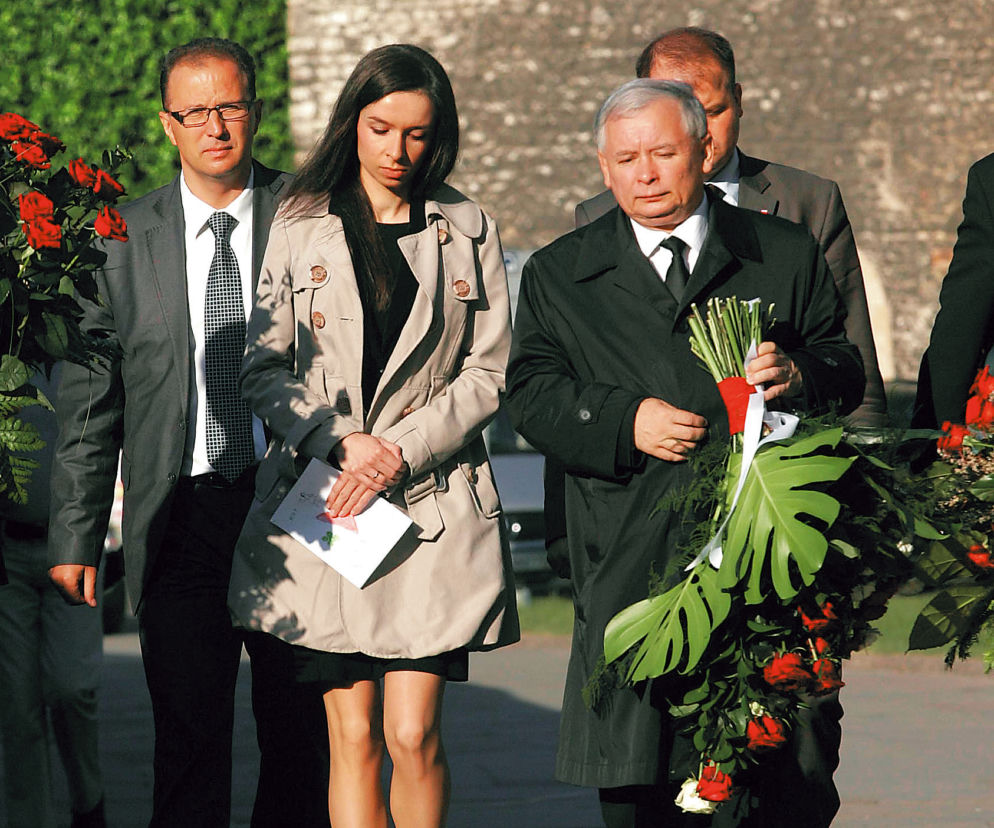 Marta i Jarosław Kaczyńscy