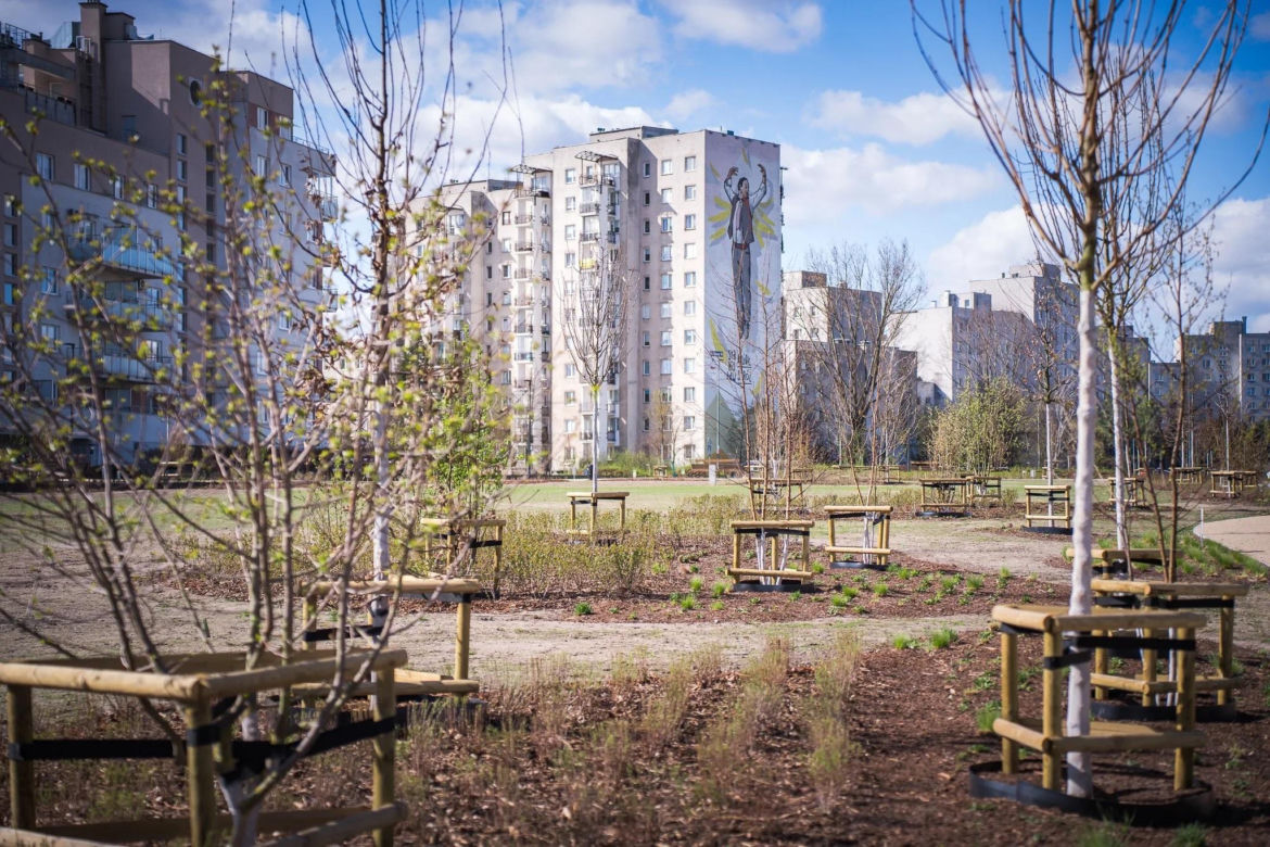 Pierwsza otwarta część parku nad Południową Obwodnicą Warszawy