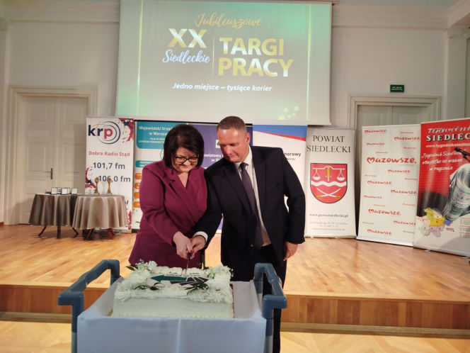Jubileuszowa uroczystość z okazji 20-lecia Siedleckich Targów Pracy
