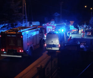 Zderzenie dwóch pojazdów na skrzyżowaniu Kraszewskiego i Ceglanej w Siedlcach