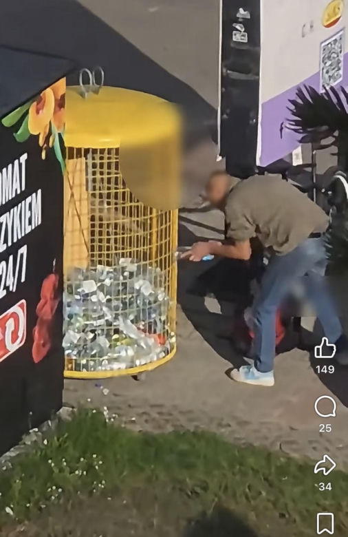 Chcą kupić busa za kaucję z butelek i puszek. Złodzieje plądrują punkty zbiórki