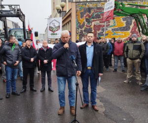 Rolnicy z regionu Siedleckiego protestowali w Siedlcach