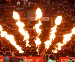 Górnik Zabrze - Pogoń Szczecin: Zdjęcia kibiców z meczu 22. kolejki PKO BP Ekstraklasy