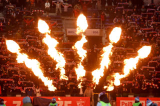 Górnik Zabrze - Pogoń Szczecin: Zdjęcia kibiców z meczu 22. kolejki PKO BP Ekstraklasy