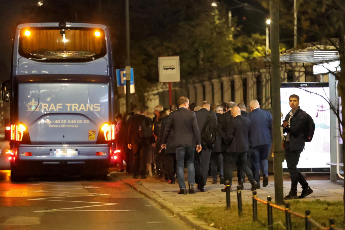 Spotkanie polityków PiS w siedzibie na ul.Nowogrodzkiej