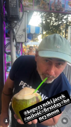 Rajski miesiąc miodowy, a ona bez uśmiechu. Co dzieje się z żoną Jacka Kopczyńskiego?