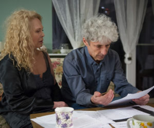Na Wspólnej odcinek 2279. Agnieszka Olszewska (Katarzyna Walter), Rafał Sobczak (Lech Mackiewicz)