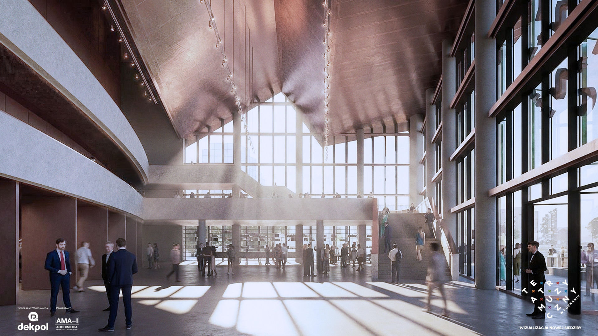 Wizualizacje nowej siedziby Teatru Muzycznego w Poznaniu