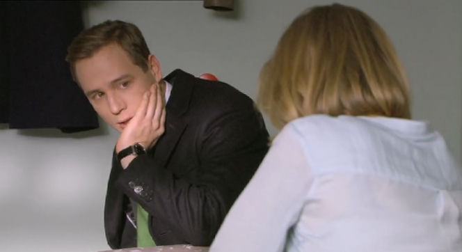 	O mnie się nie martw 2 sezon odc. 4. Marcin Kaszuba (Stefan Pawłowski), Iga Małecka (Joanna Kulig)
