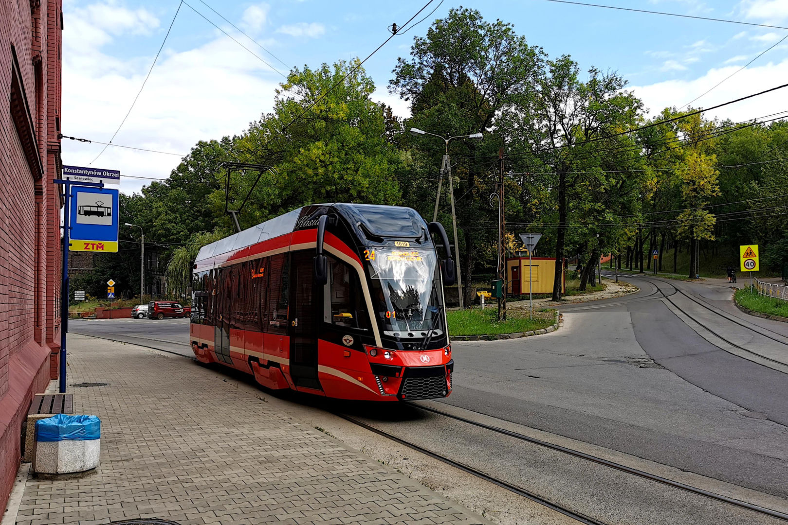 tramwaj w Sosnowcu