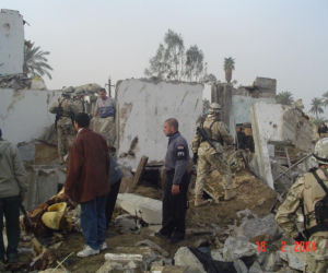 Samobójczy zamach na polską bazę w Iraku