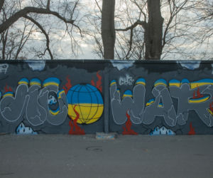 Wojna na Ukrainie. Niezwykłe murale w Warszawie