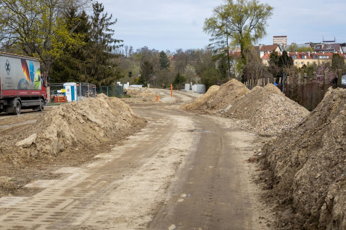 Przebudowa ul. Bożeny - kwiecień 2023