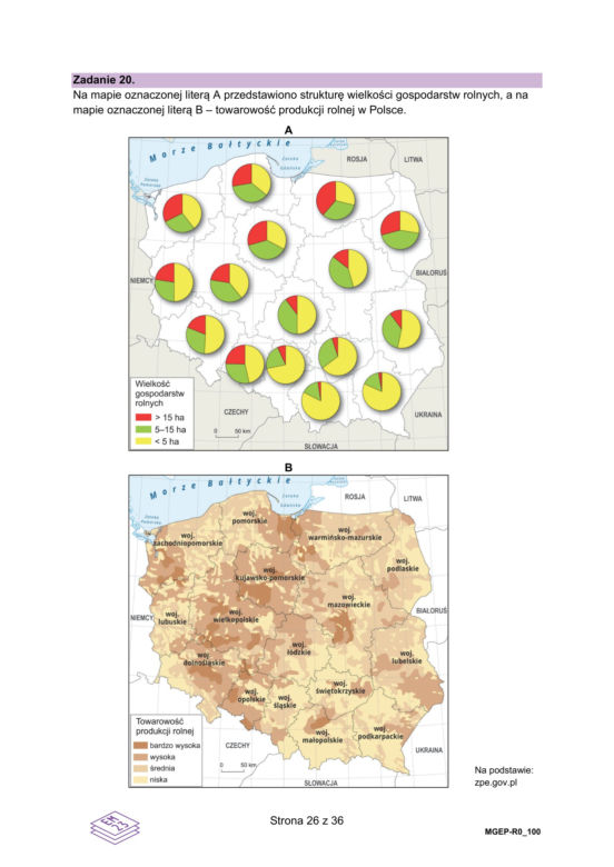 Tak wyglądał arkusz CKE matury z geografii na poziomie rozszerzonym (Formuła 2023)